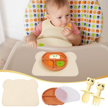 Baby Feeding Essentials Set - Silicone Plate, Bib, Cup & Utensils