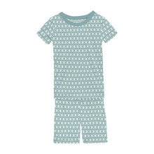 KicKee Solid Short Sleeve Pajama Set, Baby to Kid