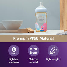 PPSU Baby Bottles 2 Pack - 9oz, Medium Flow Nipples