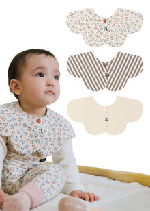 360° Baby Drool Bib Set - Soft Absorbent Bibs
