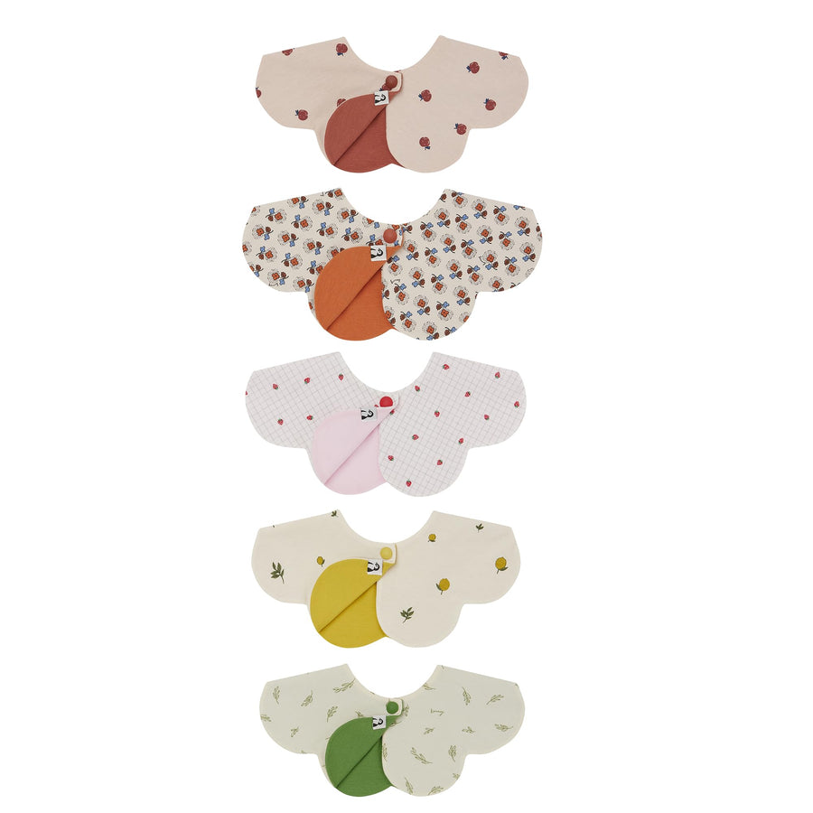 360° Baby Drool Bib Set - Soft Absorbent Bibs