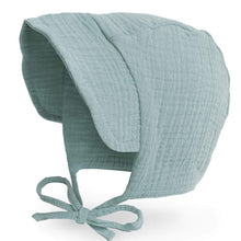 Baby Muslin Sun Bonnet Hat - Brimmed Toddler Sun Hat, 6-24 Months