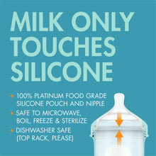 Boon Nursh Reusable Silicone Pouch Baby Bottles
