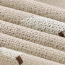 Cotton Knitted Baby Swaddle Blanket - Soft Stroller & Crib Throw