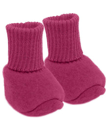 Baby Merino Wool Fleece Socks - Thermal Booties, 0-12 Months