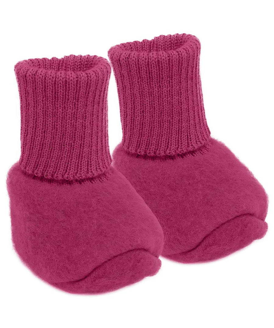 Baby Merino Wool Fleece Socks - Thermal Booties, 0-12 Months