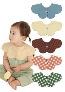 360° Baby Drool Bib Set - Soft Absorbent Bibs