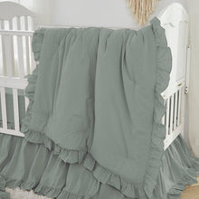 Brandream 100% Cotton Farmhouse Crib Bedding Sets for Girls and Boys