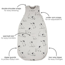 Woolino Toddler Sleeping Bag, 4 Season, Merino Wool and Organic Cotton Baby Wearable Blanket