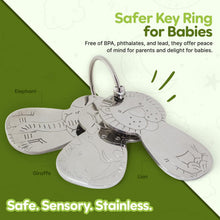 Stainless Steel Baby Essentials Set - Flatware & Sensory Toy Keys