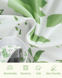 Unisex Baby Bodysuit & Pant Outfit Set 4 Pack - Light Green, 3-6 Months