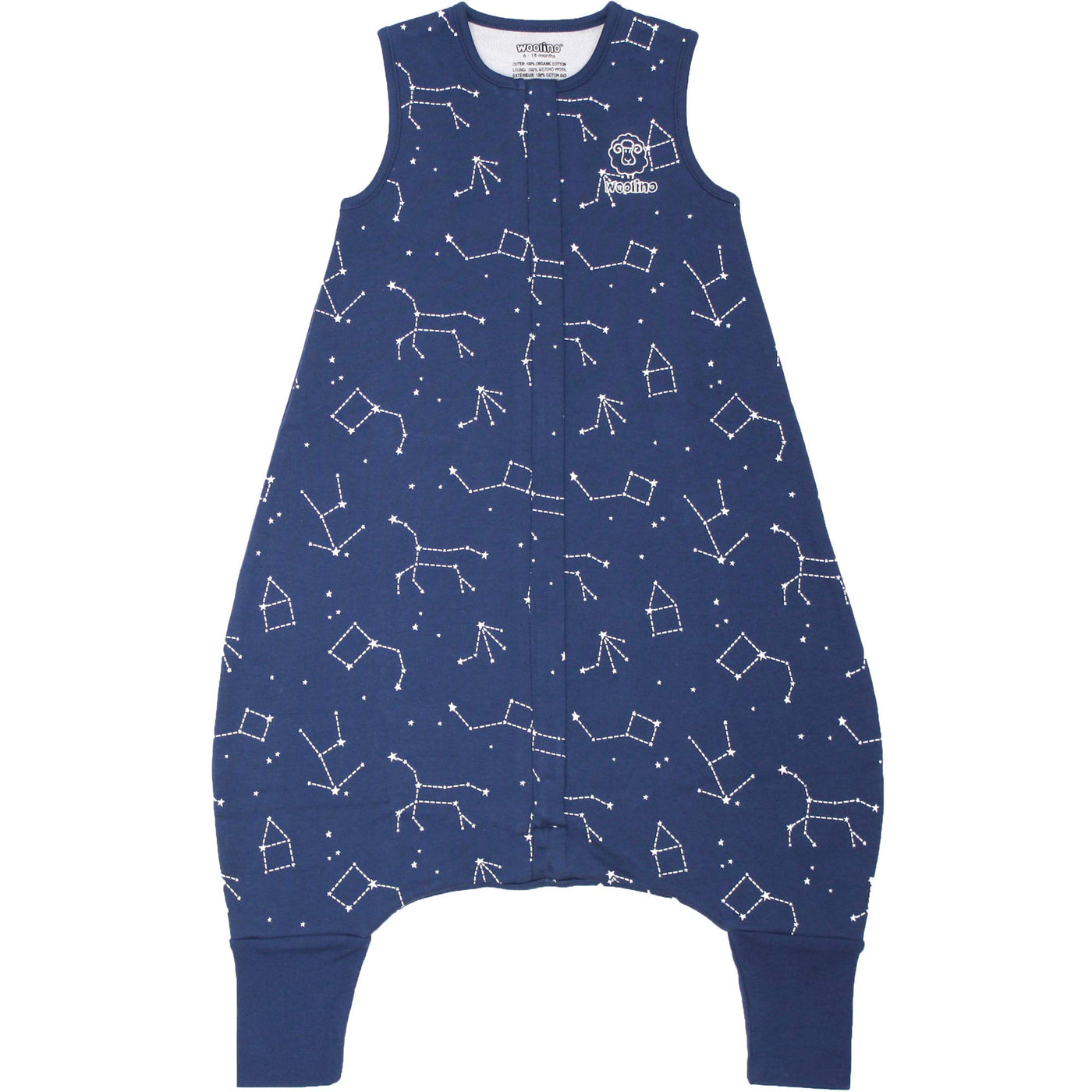 4 Season Baby Sleep Sack with Feet - Merino Wool & Organic Cotton