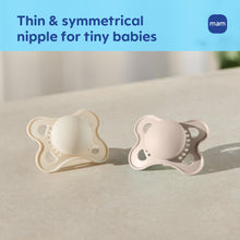 MAM Original Matte Baby Pacifier, Nipple Shape Helps Promote Healthy Oral Development, Sterilizer Case, Boy and Girl, 0-6 Months (2 Count)