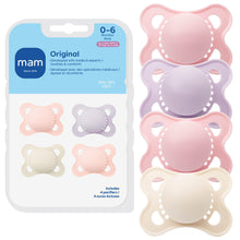 MAM Original Matte Baby Pacifier, Nipple Shape Helps Promote Healthy Oral Development, Sterilizer Case, Boy and Girl, 0-6 Months (2 Count)