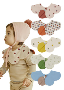 360° Baby Drool Bib Set - Soft Absorbent Bibs
