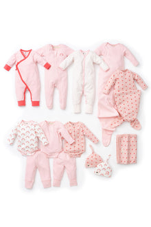 Organic Cotton Baby Clothes Gift Set - 13 Piece Newborn & Infant