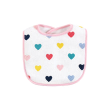 Hudson Baby Unisex Cotton Terry Bib and Burp Cloth Set