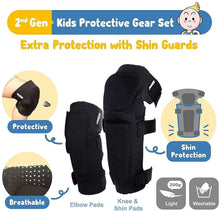 Kids Knee & Elbow Pad Set with Bike Gloves