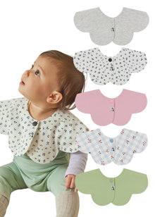 360° Baby Drool Bib Set - Soft Absorbent Bibs