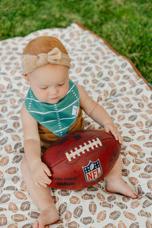 Baby Essentials Bundle - Burp Cloths, Bandana Bibs & Binky Clips