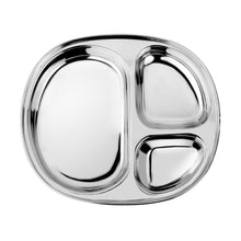 Stainless Steel Divided Plates for Kids - Set of 4