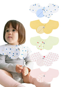 360° Baby Drool Bib Set - Soft Absorbent Bibs