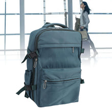 27L Vacuum Compression Backpack - Waterproof Travel Laptop Bag, Blue