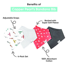 Baby Essentials Bundle - Burp Cloths, Bandana Bibs & Binky Clips