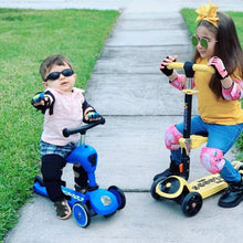 Kids Knee & Elbow Pad Set with Bike Gloves