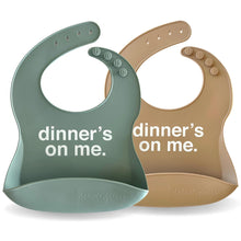 Denver James Silicone Feeding Bibs | Dishwasher Safe. Waterproof. Adjustable.