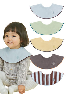 360° Baby Drool Bib Set - Soft Absorbent Bibs