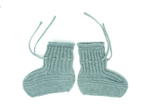 Baby Cashmere Knit Booties - Adjustable Ankle Tie, 3-9 Months