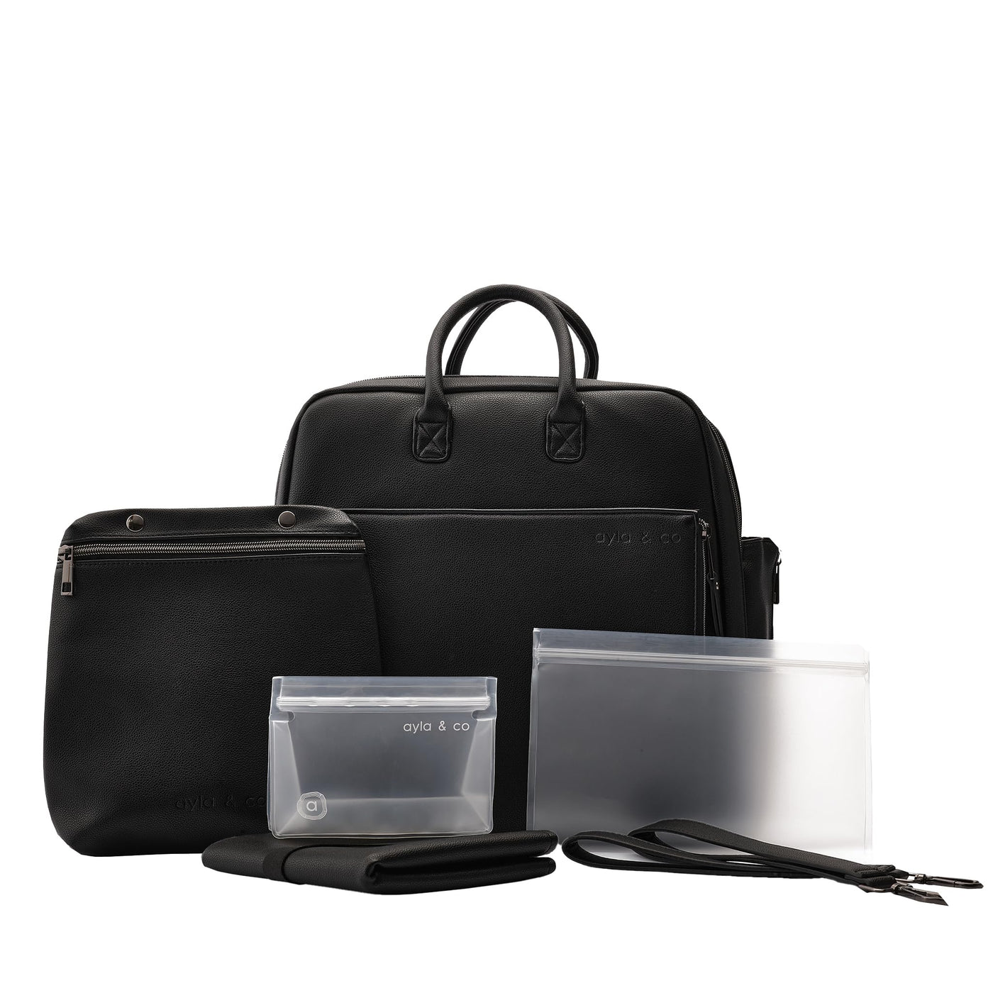 Convertible Diaper Bag Backpack - Insulated Pockets & Pouch