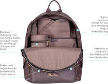 Silver Cross Dune/Reef Vegan Leatherette Backpack Changing Bag