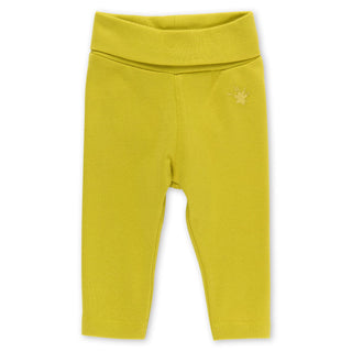 Baby Girls Organic Cotton Leggings - Yellow, Size 62