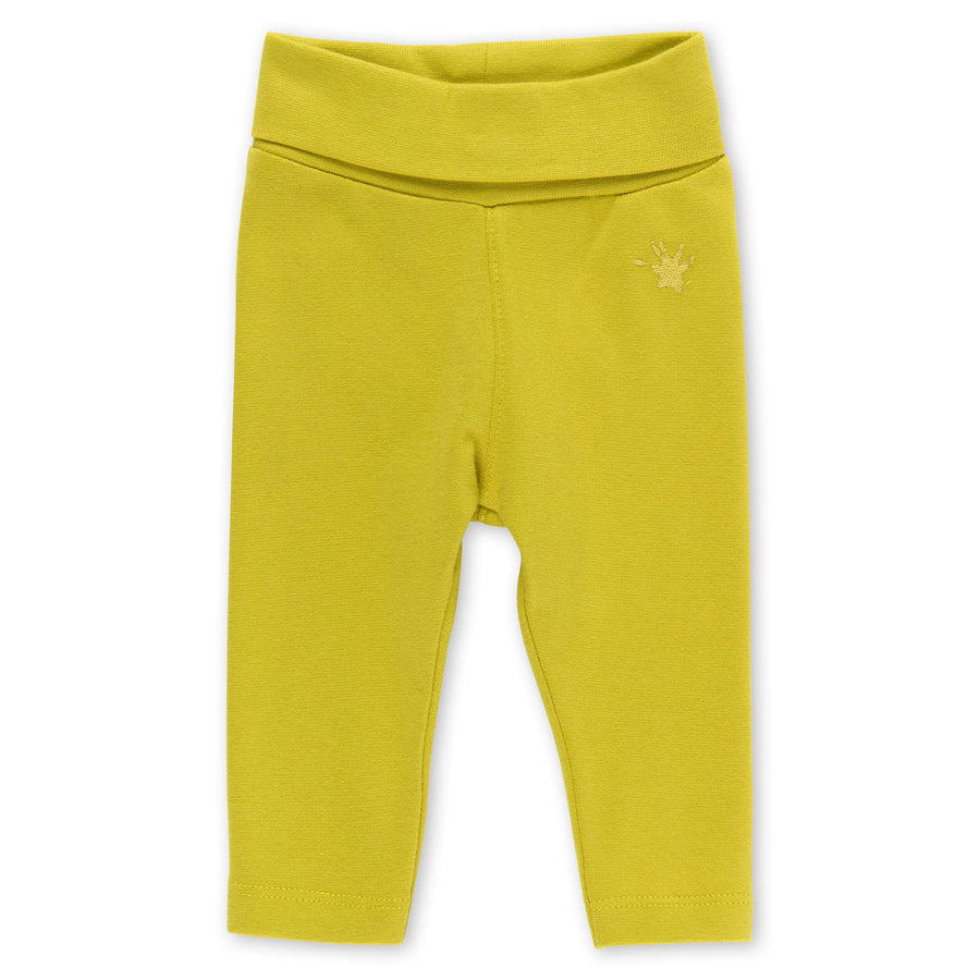 Baby Girls Organic Cotton Leggings - Yellow, Size 62