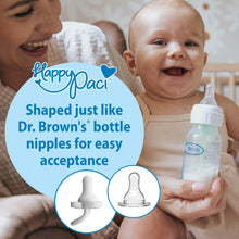 Dr. Brown’s HappyPaci 100% Silicone Pacifier 0-6m, BPA Free
