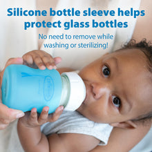 Dr. Brown's Natural Flow Anti-Colic Options+ Wide-Neck Glass Baby Bottles 5 oz/150 mL