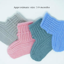 Baby Cashmere Knit Booties - Adjustable Ankle Tie, 3-9 Months