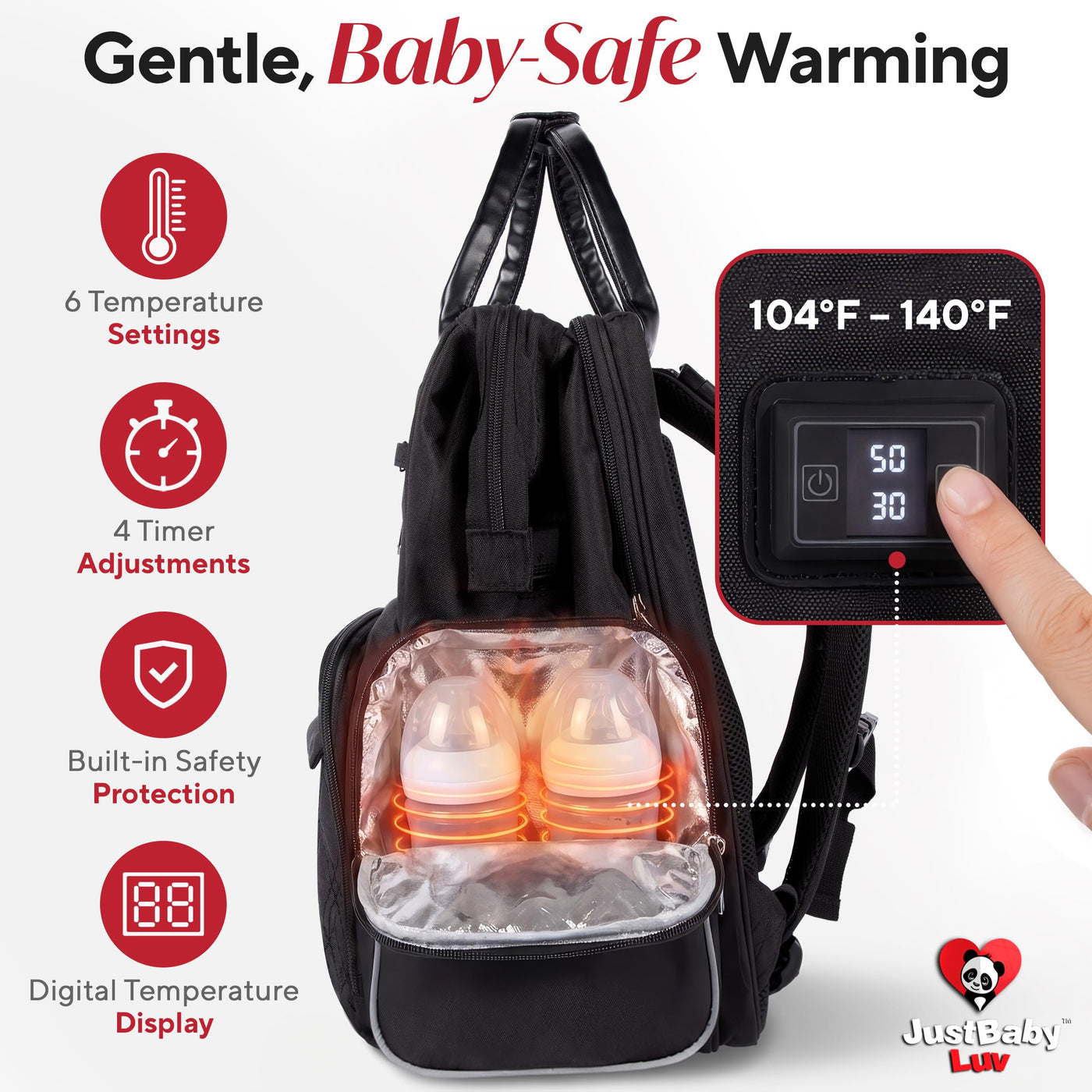 JustBaby Luv JBL-DIAPER-BAG