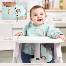Waterproof Long Sleeve Baby Bib - Feeding Smock, 6-24 Months