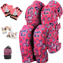 Kids Knee & Elbow Pad Set with Bike Gloves