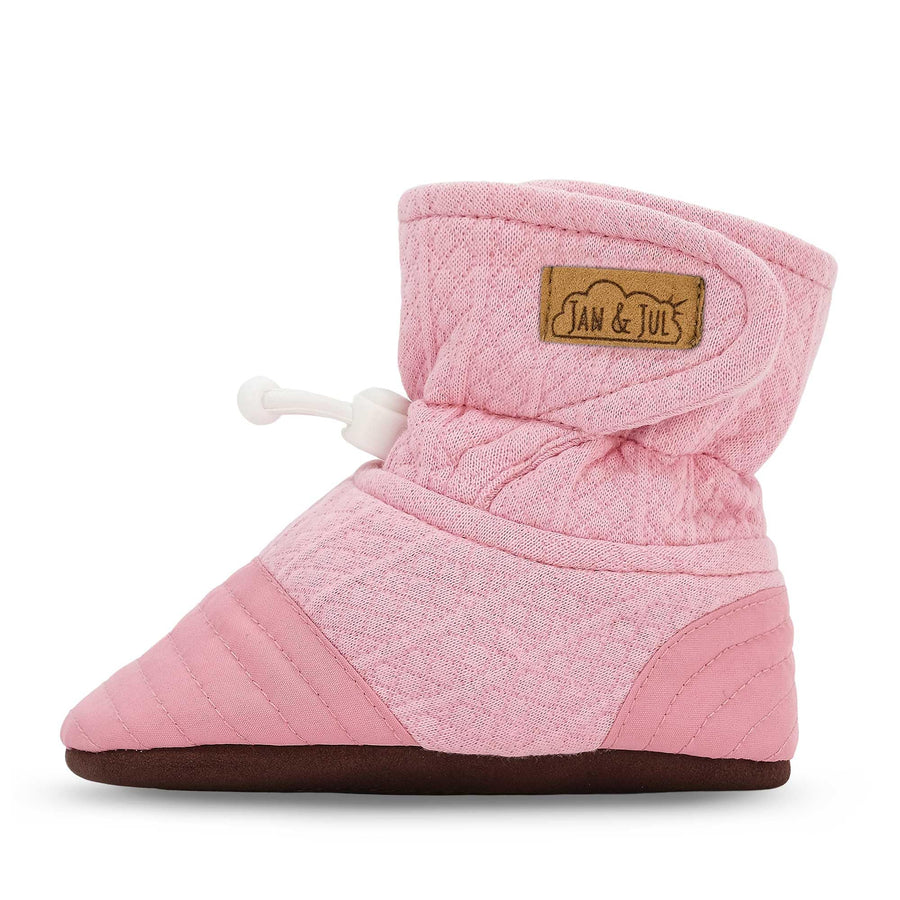 Baby Stay-On Lite Booties - Cotton Blend Slippers