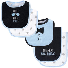 Hudson Baby Unisex Cotton Terry Bib and Burp Cloth Set