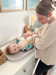 Evolur Baby Essentials Bundle – Diaper Changing Station, Waterproof Pad & Bath Time Gift Set