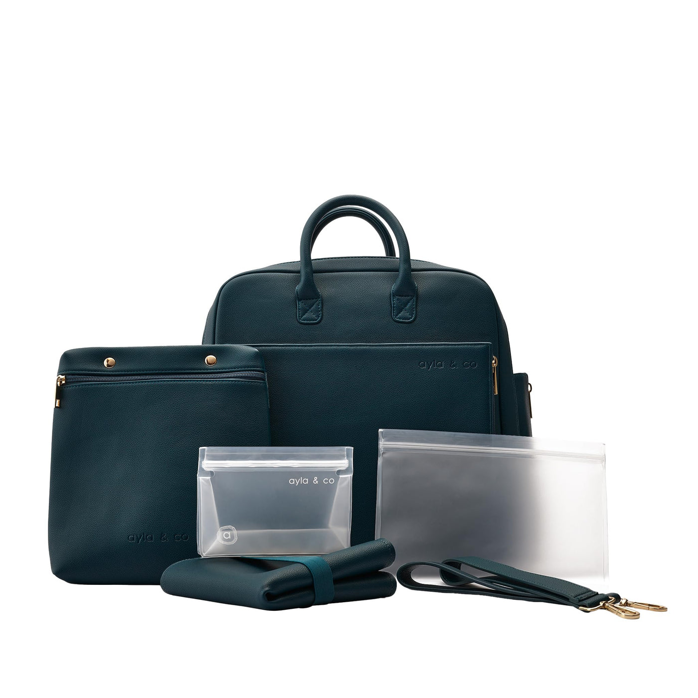 Convertible Diaper Bag Backpack - Insulated Pockets & Pouch