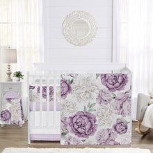 Floral Baby Girl Crib Bedding Set 6 Piece