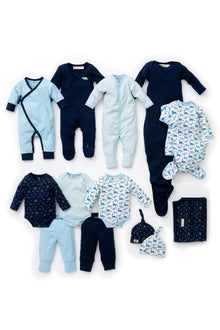 Organic Cotton Baby Clothes Gift Set - 13 Piece Newborn & Infant
