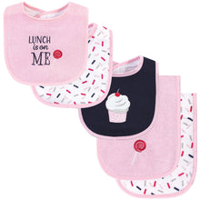 Hudson Baby Unisex Cotton Terry Bib and Burp Cloth Set