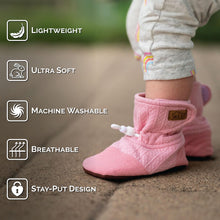 Baby Stay-On Lite Booties - Cotton Blend Slippers